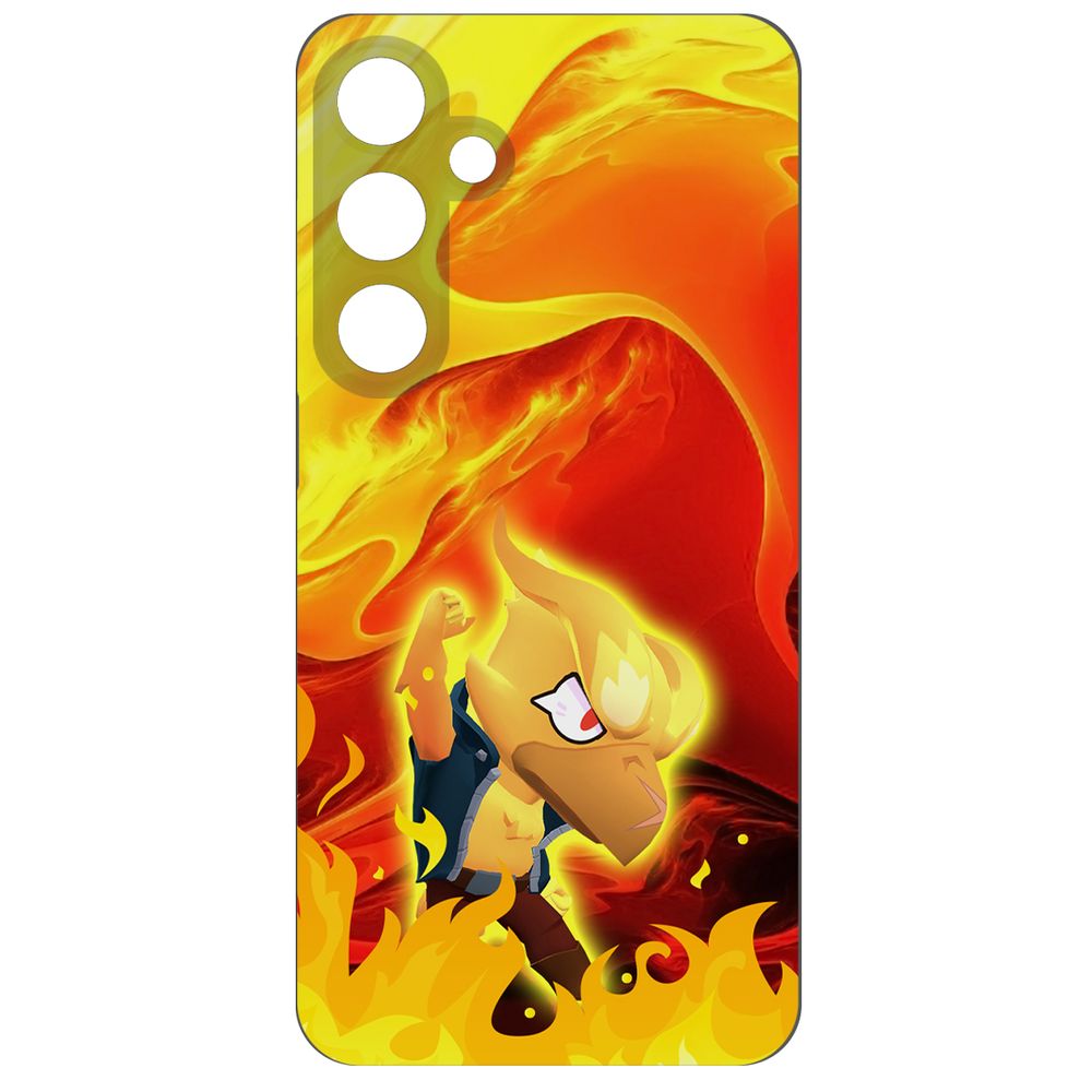 

Чехол-накладка Krutoff Soft Case Brawl Stars - Ворон-Феникс для Samsung Galaxy S24 черный