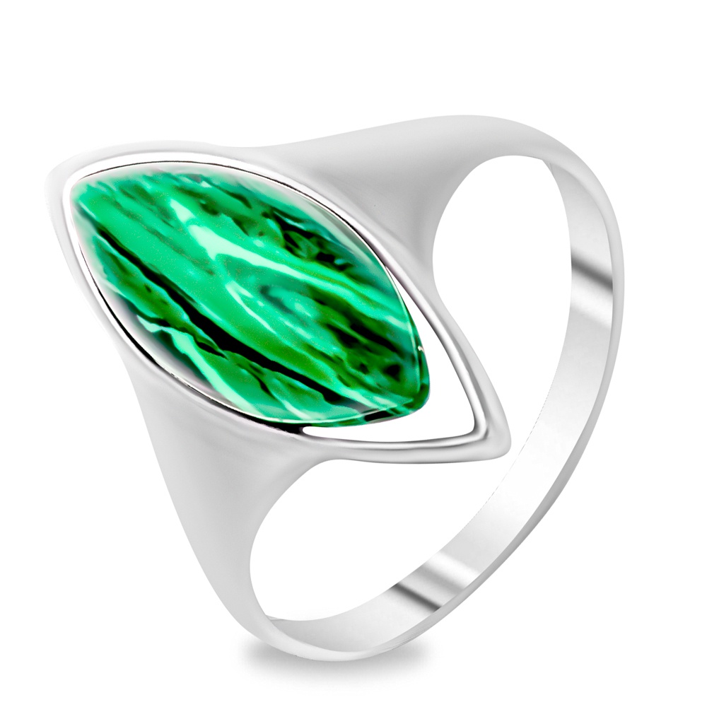 

Кольцо из серебра с малахитом р. , 585Gold 701012065, 701012065