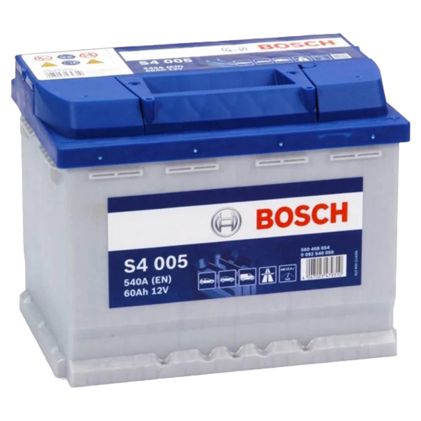 фото Аккумулятор bosch silver 60 а/ч обратная r+ 242x175x190 en540 а