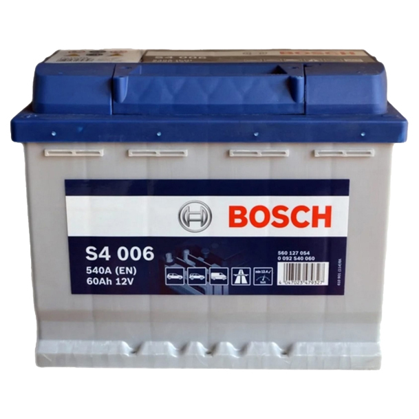 фото Аккумулятор bosch silver 60 а/ч прямая l+ 242x175x190 en540 а