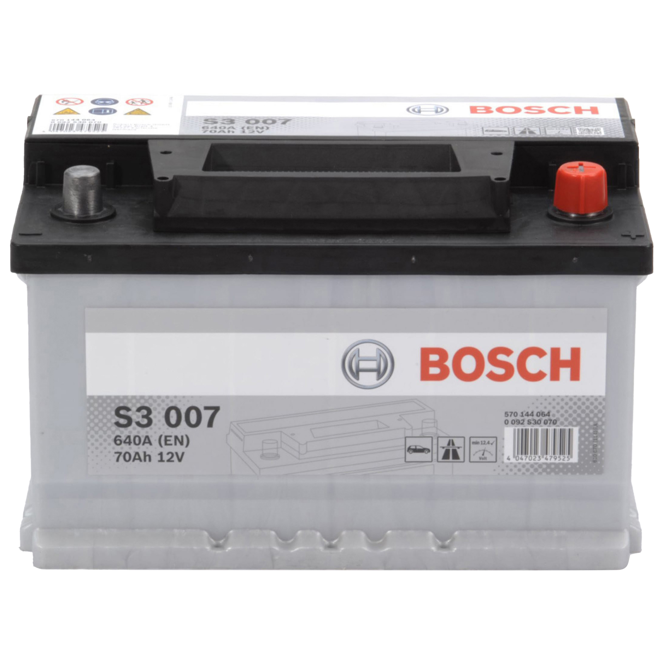 фото Аккумулятор bosch silver 70 а/ч обратная r+ 278x175x175 en640 а