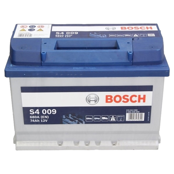 фото Аккумулятор bosch silver 74 а/ч прямая l+ 278x175x190 en680 а