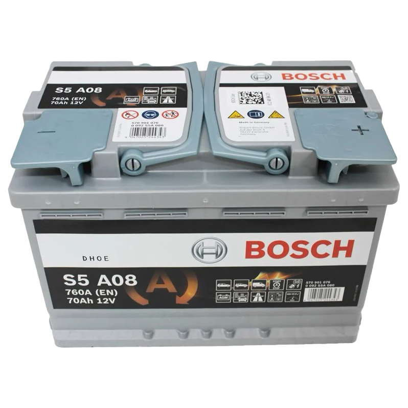фото Аккумулятор bosch start-stop agm 70 а/ч обратная r+ 278x175x190 en760 а