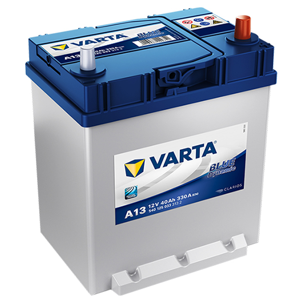 фото Аккумулятор varta blue dynamic 40 а/ч обратная r+ a13 187x140x227 en330 а