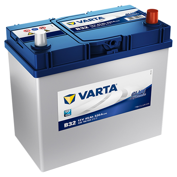 

Аккумулятор VARTA Blue Dynamic 45 А/ч обратная R+ B32 238x129x227 EN330 А