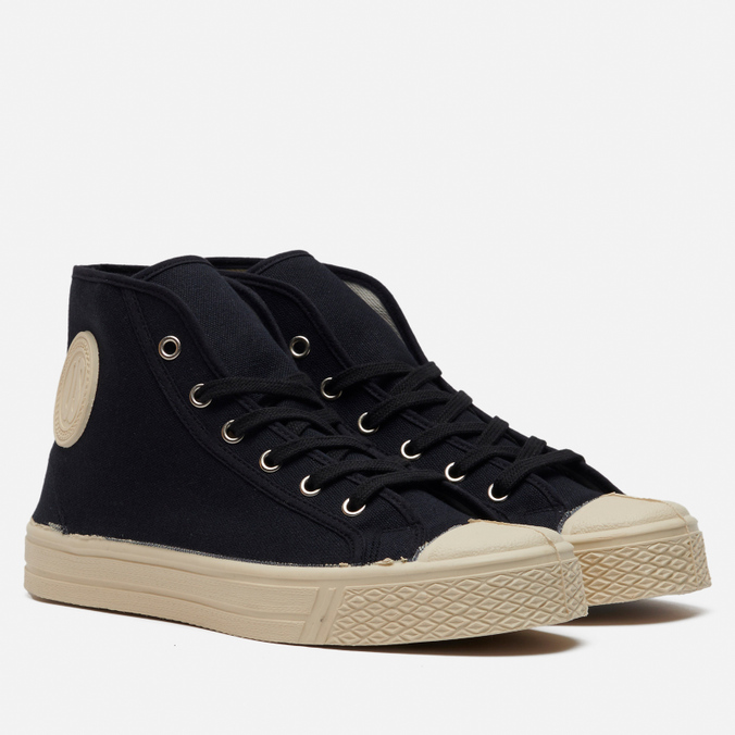 Женские кеды US Rubber Military High чёрный, размер 37 EU