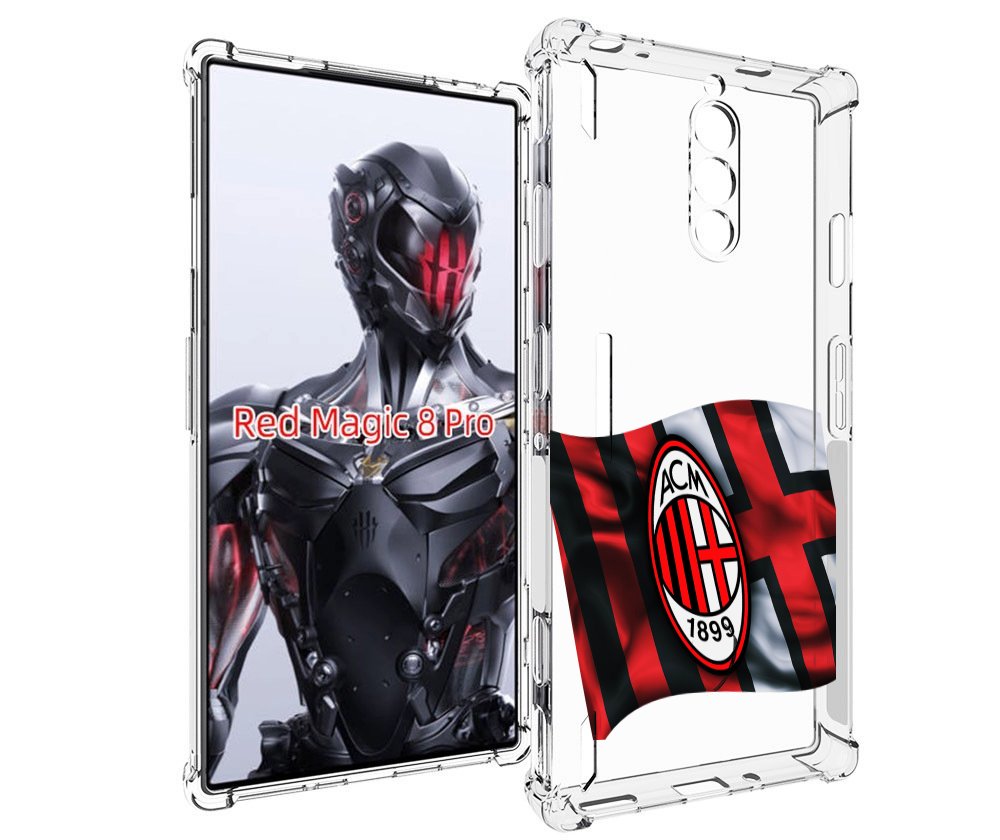 

Чехол MyPads фк милан мужской для ZTE Nubia Red Magic 8 Pro / Red Magic 8 Pro Plus, Tocco