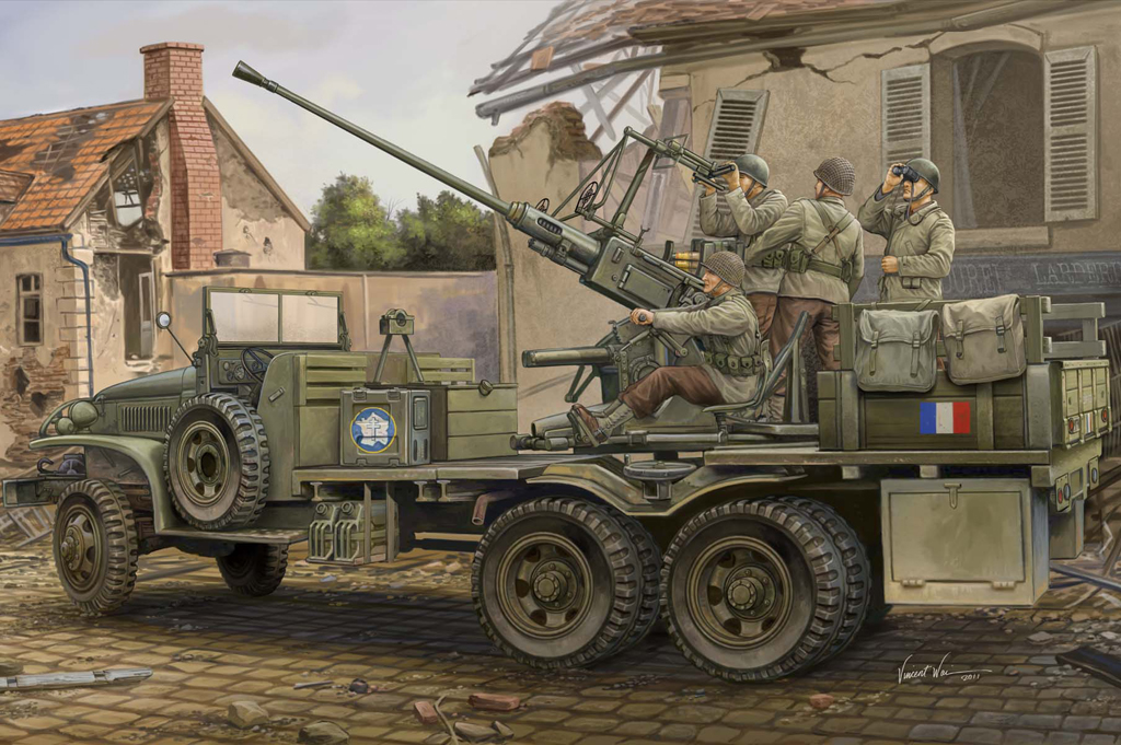 

Сборная модель HobbyBoss 1/35 GMC Bofors 40mm Gun 82459