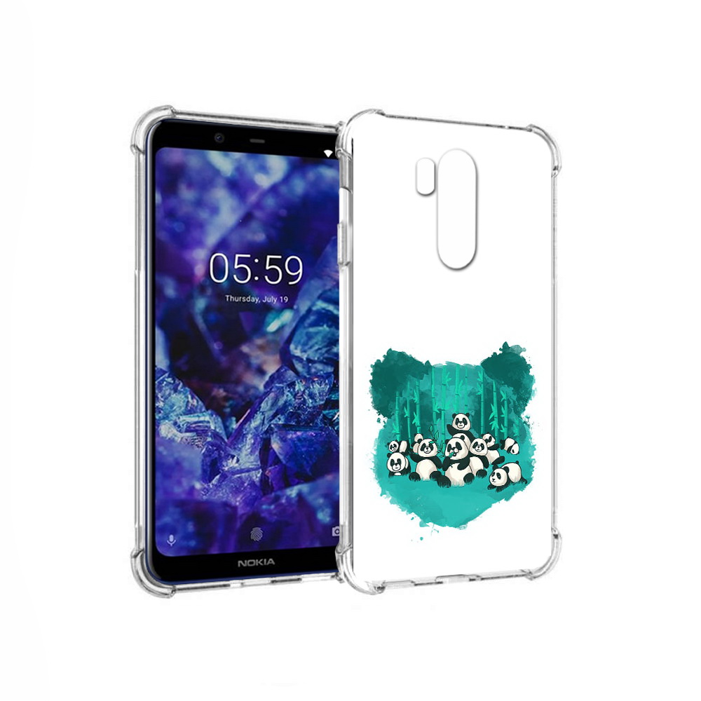 

Чехол MyPads Tocco для Nokia X7 нарисованные панды (PT123767.122.508), Прозрачный, Tocco