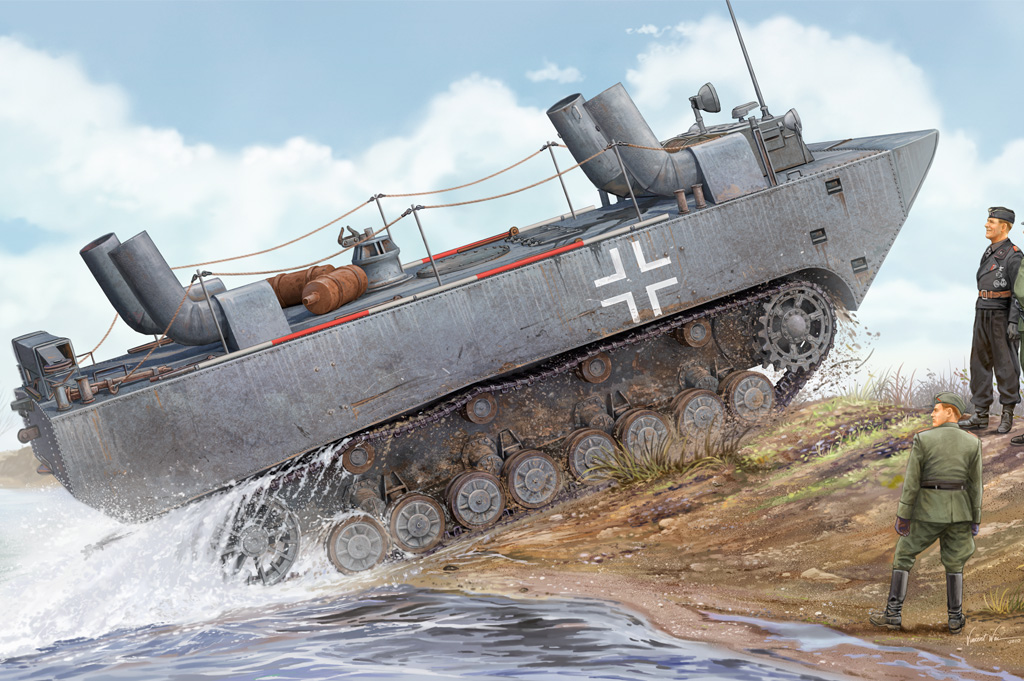 

Сборная модель HobbyBoss 1/35 German Land-Wasser-Schlepper II-Upgraded 82462