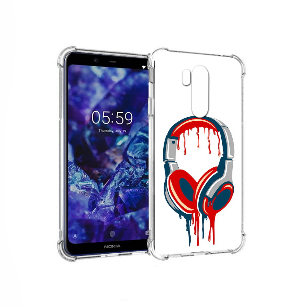 

Чехол MyPads Tocco для Nokia X7 не делай громко (PT123767.122.517), Прозрачный, Tocco