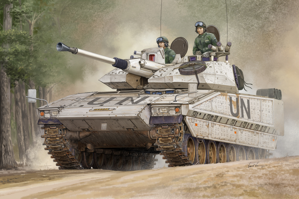 

Сборная модель HobbyBoss 1/35 Swedish CV90-40C IFV /W Additional All-round Armour 82475