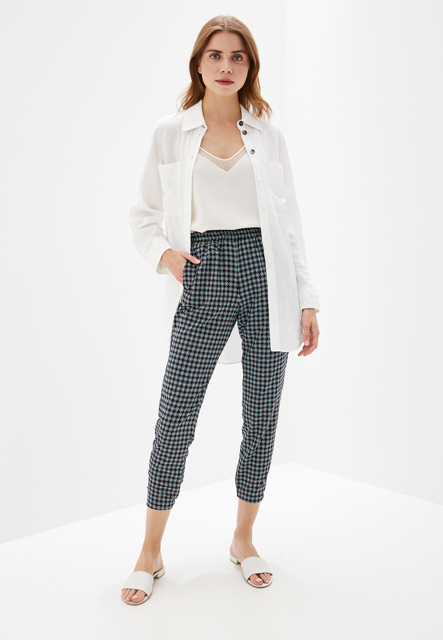 

Брюки женские Peche Monnaie Look of City 1415 синие 2XL, Look of City 1415
