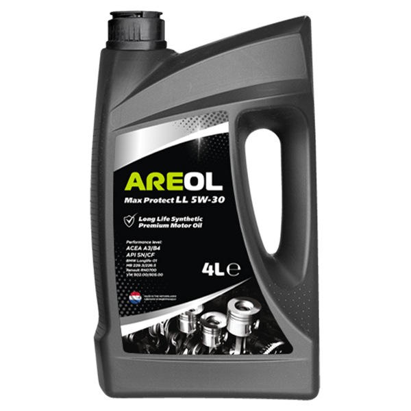 

Моторное масло Areol Max Protect LL синтетическое 5W30 4л
