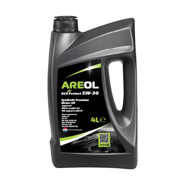 Моторное масло Areol ECO Protect синтетическое 5W30 4л