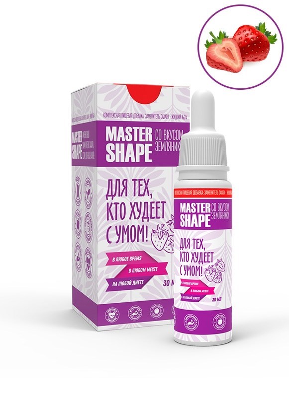 

Сахарозаменитель Master Shape №24 Земляника, 30мл