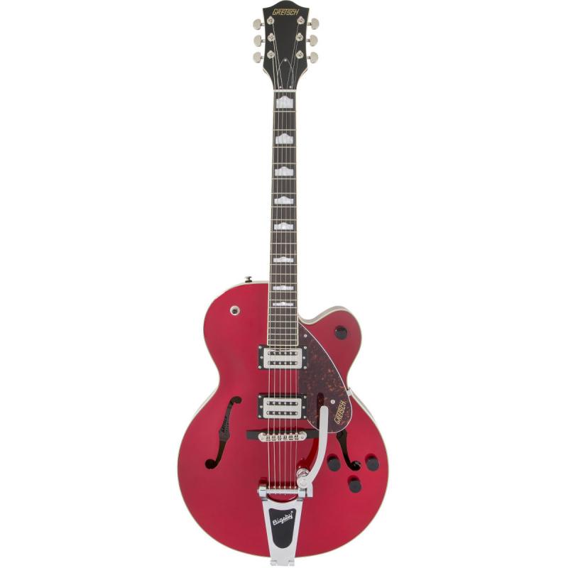 фото Полуакустическая электрогитара gretsch g2420t hlw sc car, цвет красный