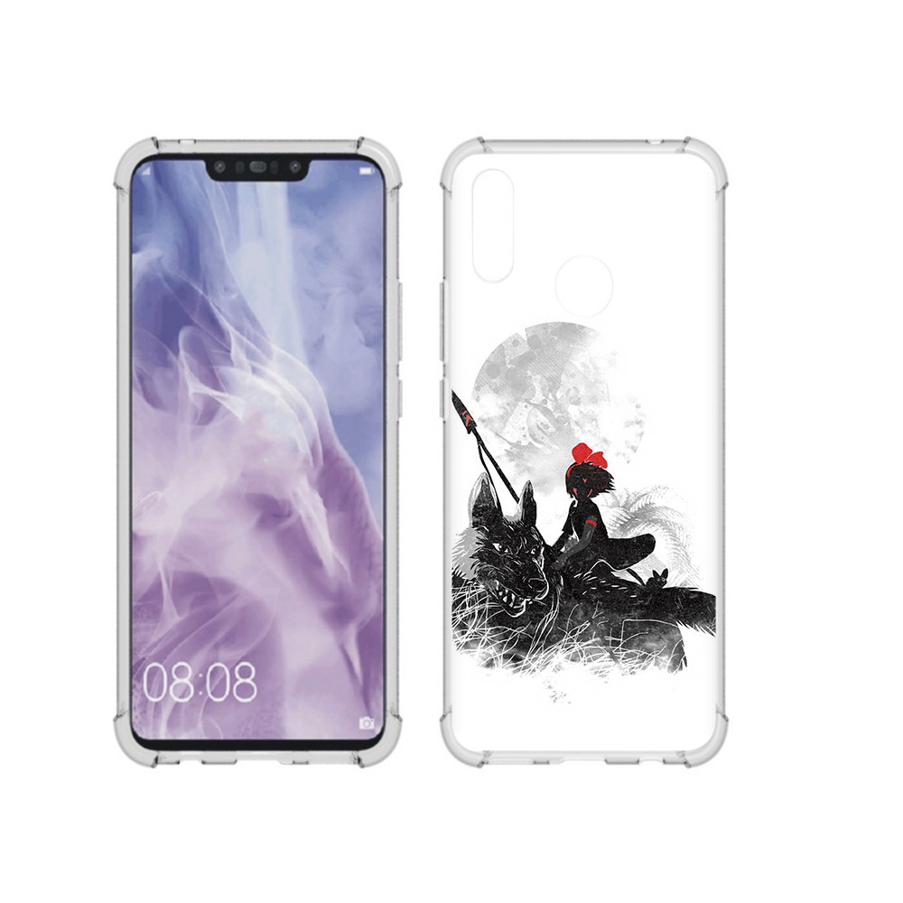 

Чехол MyPads Tocco для Huawei Nova 3i мононоке (PT227100.63.481), Прозрачный, Tocco