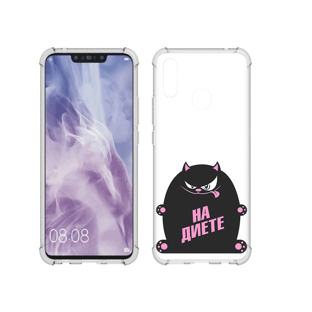 

Чехол MyPads Tocco для Huawei Nova 3i на диете (PT227100.63.492), Прозрачный, Tocco