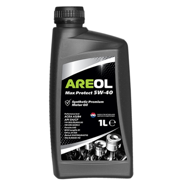 фото Areol eco protect 5w40 (1l)_моторное масло! синт.\acea c3, api sn/cf, vw 505.00/505.01, mb