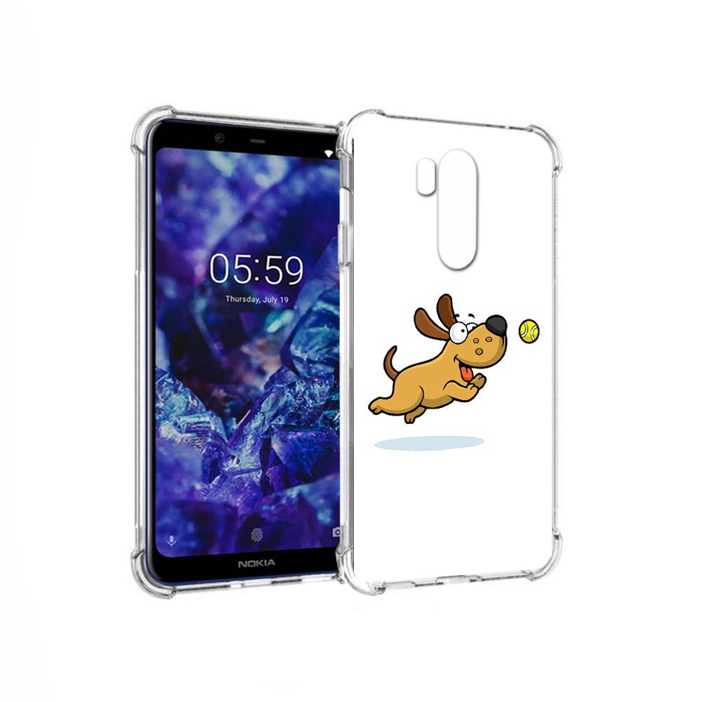 

Чехол MyPads Tocco для Nokia X7 пёсик (PT123767.122.563), Прозрачный, Tocco
