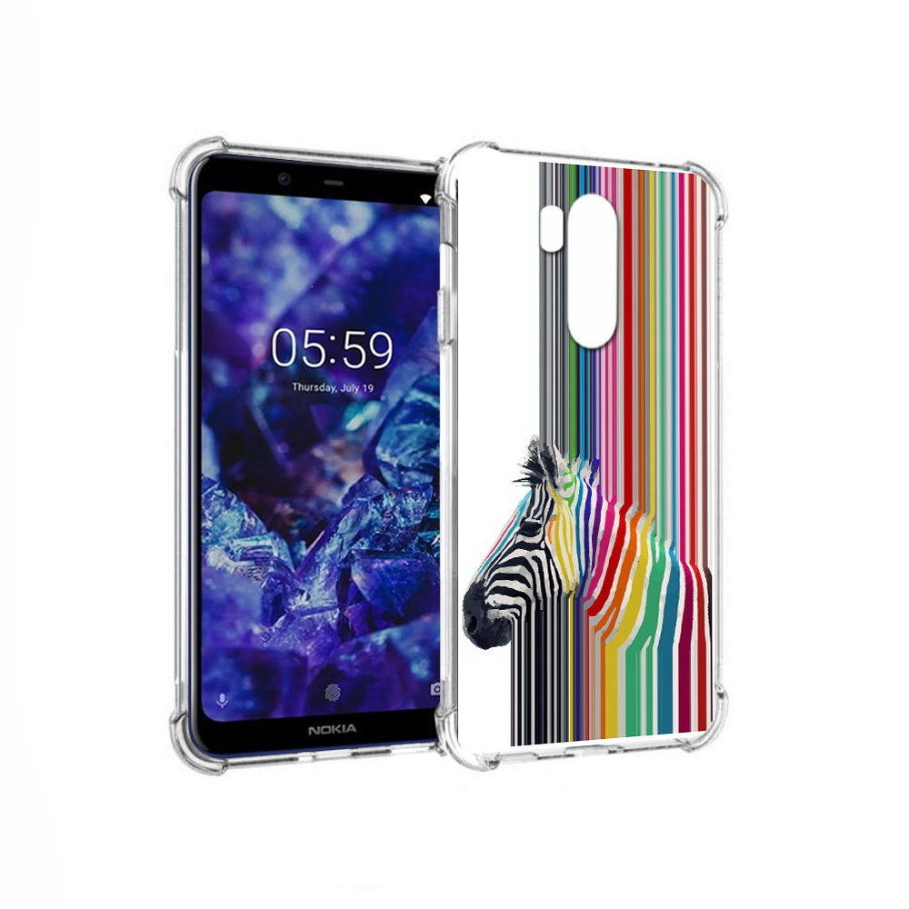 

Чехол MyPads Tocco для Nokia X7 радужная зебра (PT123767.122.565), Прозрачный, Tocco