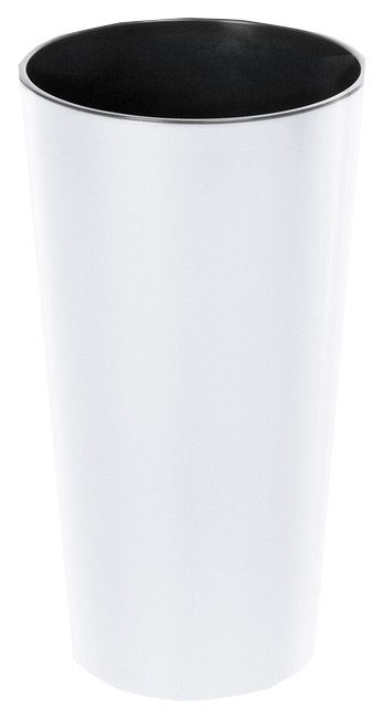 

Цветочный горшок Lamela Лилия глянцевый 55340 3,6 л белый 1 шт., Лилия глянцевый