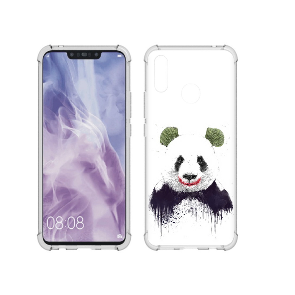 

Чехол MyPads Tocco для Huawei Nova 3i панда джокер (PT227100.63.533), Прозрачный, Tocco
