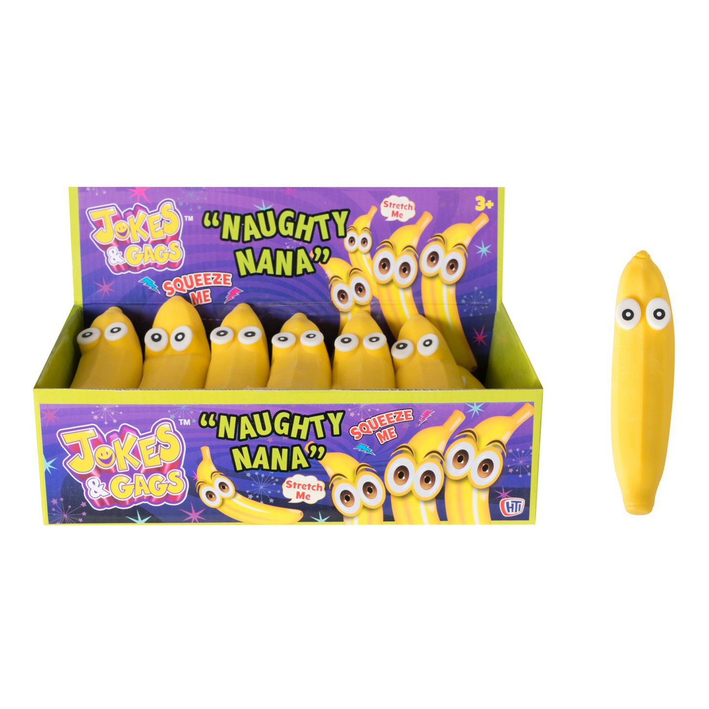 Игрушка-сжималка HTI Очумелый банан