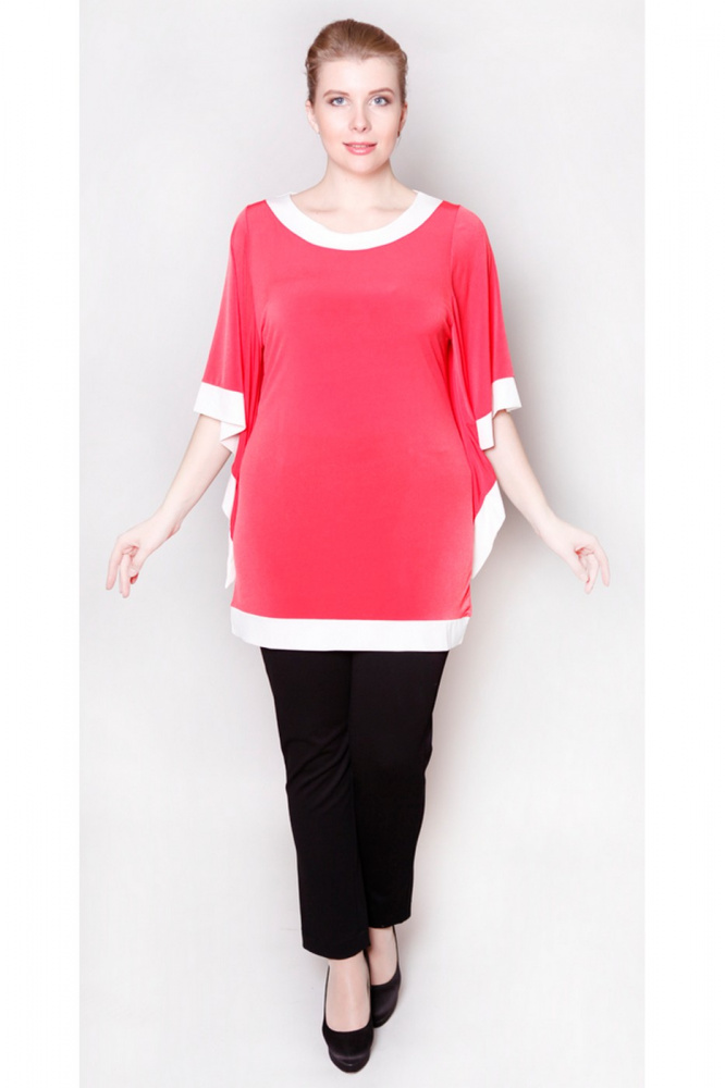 

Туника женская VALTUSI 1547 красная 3XL, 1547