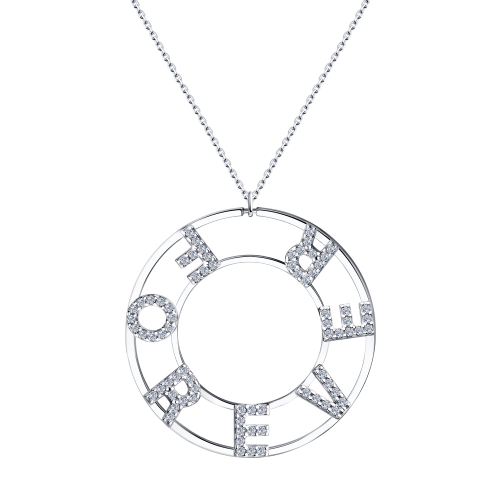 

Колье из серебра с фианитами 45 см Yahont 223965, 223965