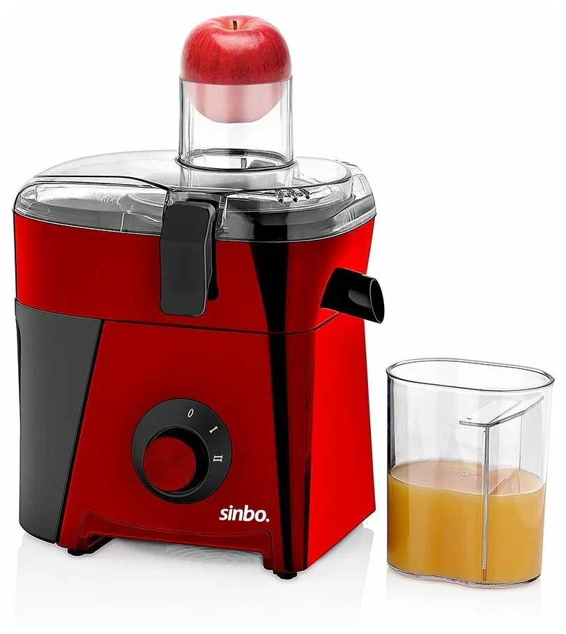 

Соковыжималка центробежная Sinbo SJ-3144 1000 Вт красный, SJ-3144