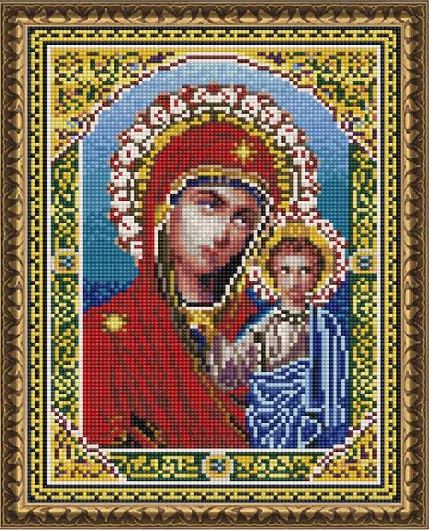 

Алмазная вышивка «Икона. Богородица с младенцем»
