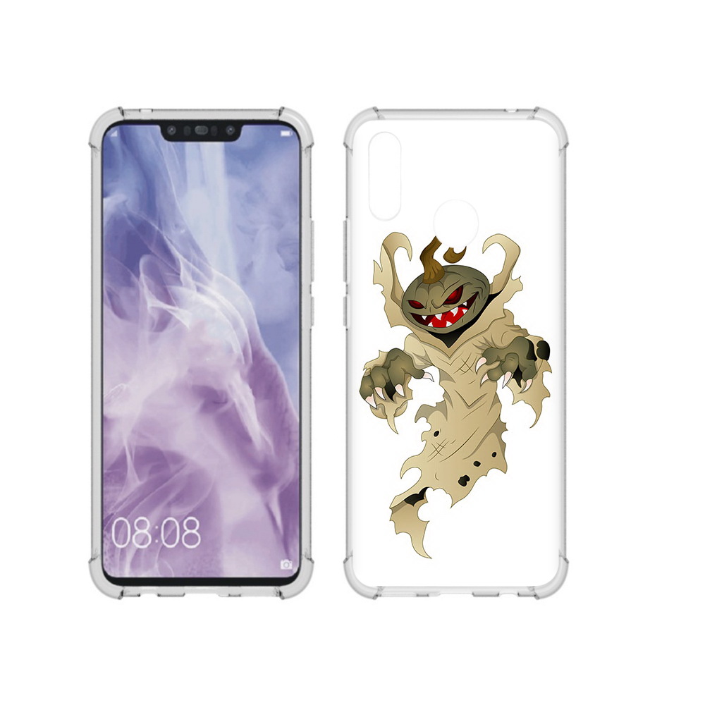 

Чехол MyPads Tocco для Huawei Nova 3i призрак хэллоуина (PT227100.63.555), Прозрачный, Tocco