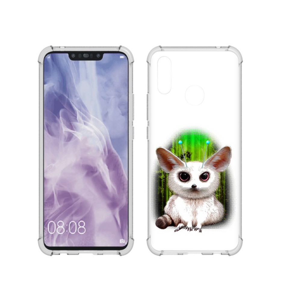 

Чехол MyPads Tocco для Huawei Nova 3i пушистое животное (PT227100.63.560), Прозрачный, Tocco