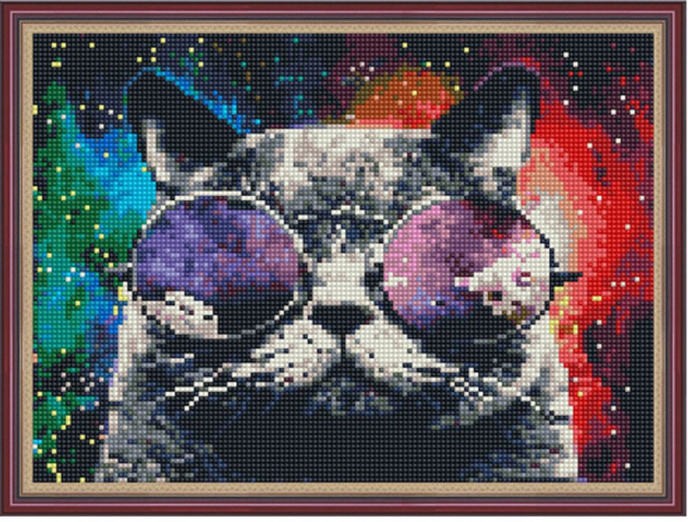 

Алмазная вышивка «Космический кот»