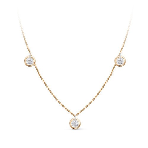 

Колье из красного золота с фианитами 50 см Yahont 225225, 225225