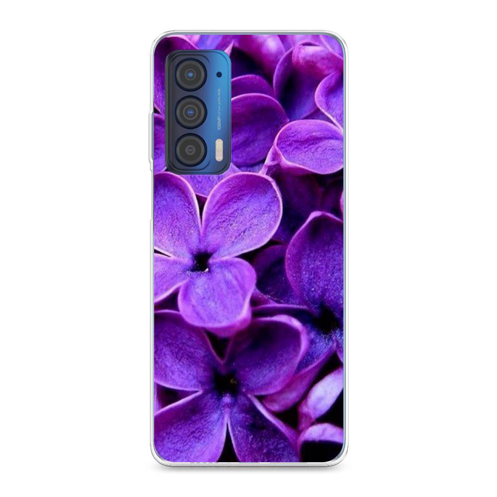 

Чехол Awog "Сирень крупная" для Motorola Edge (2021), 242950-8