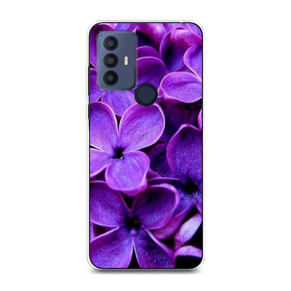 

Чехол Awog "Сирень крупная" для TCL 30E, 290450-8