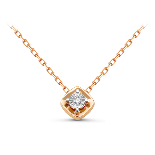 

Колье из красного золота с бриллиантом 45 см Yahont 225435, 225435