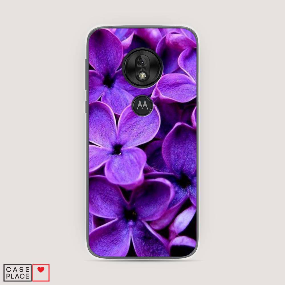 

Чехол Awog на Motorola Moto G7 Play / Моторола Мото G7 Play "Сирень крупная", 241250-8