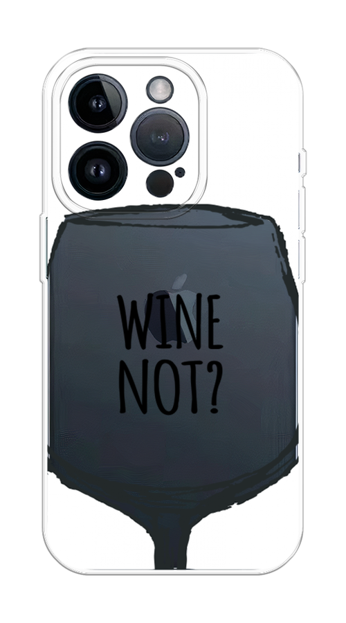 

Чехол на Apple iPhone 15 Pro "Wine not white", Белый, 15750-1