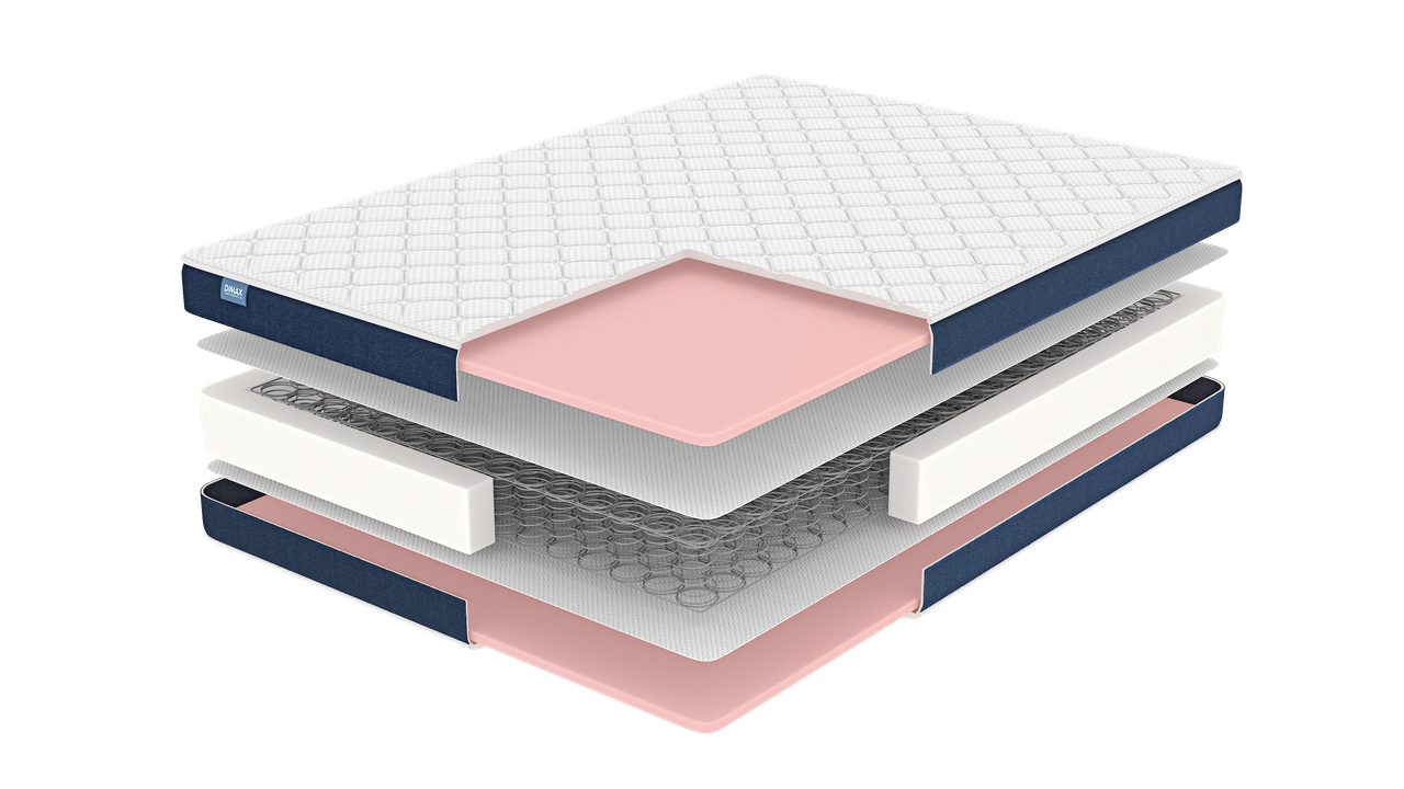 

Матрас Dimax Практик Базис Плюс Bonnel 140х200, Белый;серый, Базис Плюс Bonnel