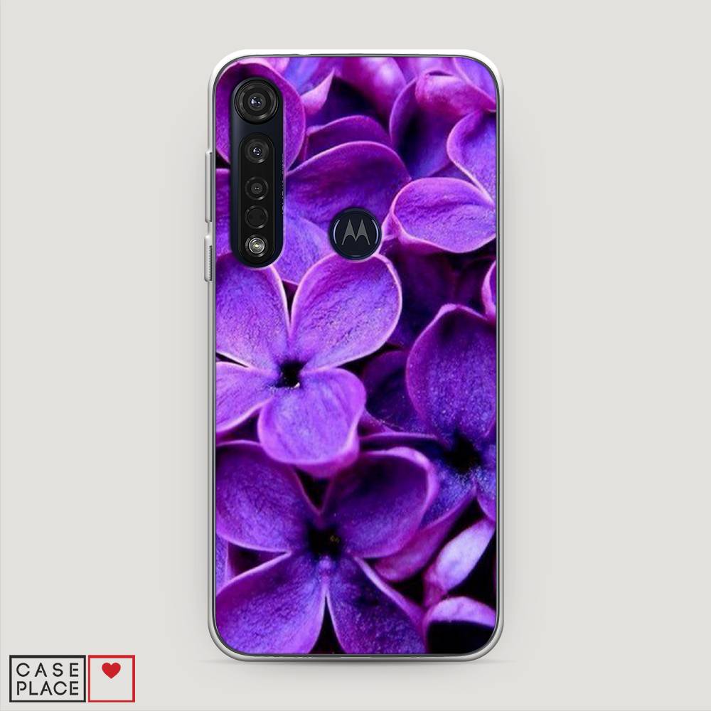 

Чехол Awog на Motorola Moto G8 Plus / Моторола Мото G8 Plus "Сирень крупная", 241450-8