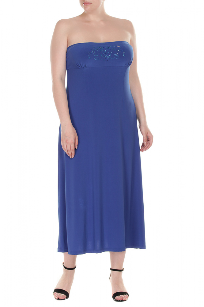 фото Платье женское donatella via roma 1661 синее 3xl