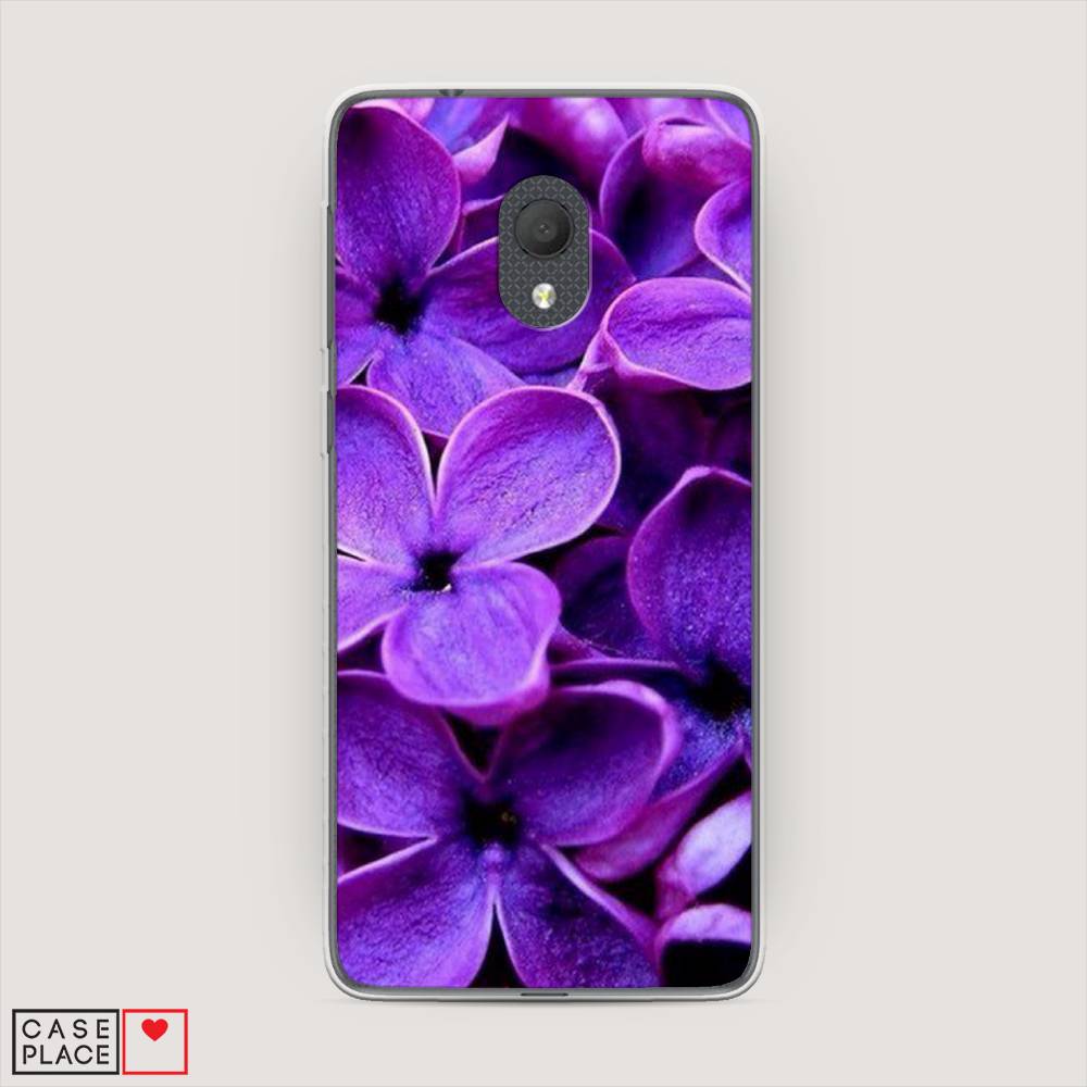 

Чехол Awog на Alcatel 1C 5003D (2019) / Алкатель 1C 5003D (2019) "Сирень крупная", 170650-8