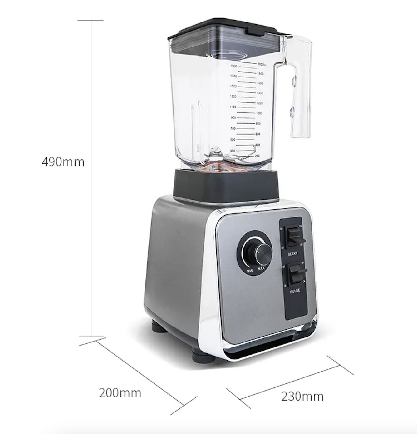 

Блендер NoBrand HOMEMORE 788PC черный, HOMEMORE 788PC