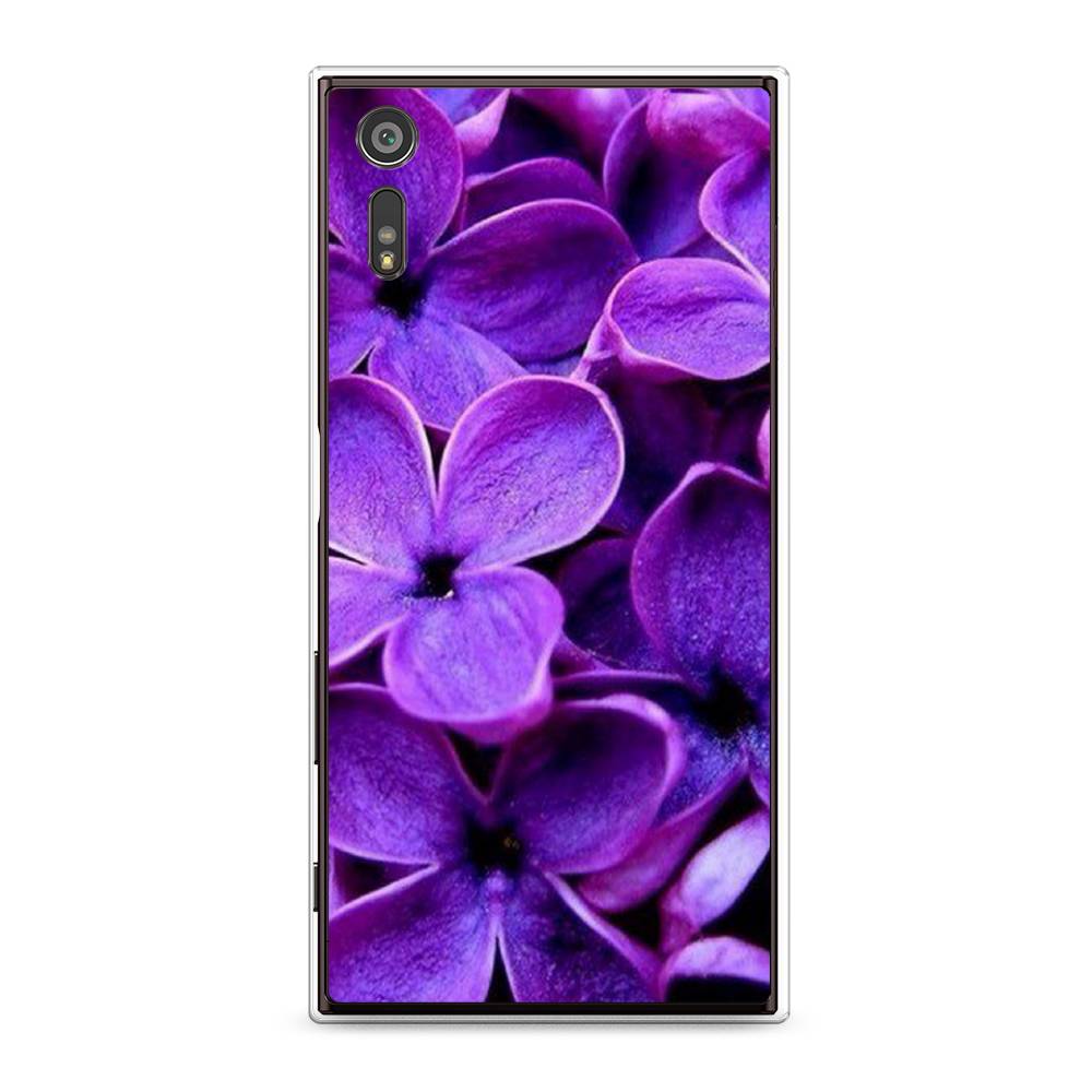 фото Чехол awog "сирень крупная" для sony xperia xz