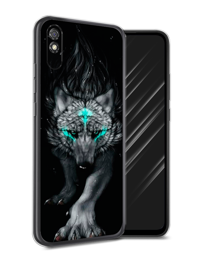 

Чехол Awog на Xiaomi Redmi 9A "Волшебный волк", Разноцветный, 38950-2