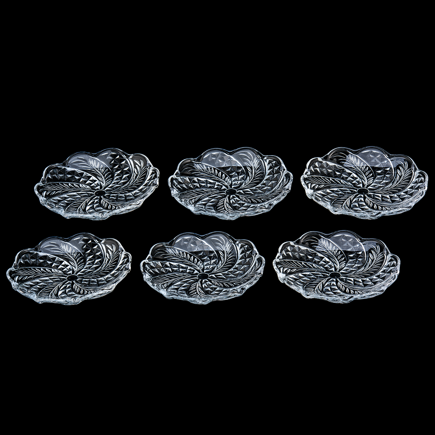 

Тарелка Isfahan Glass Toyo 100038, десертная, стекло, 19 см, прозрачный, 6 шт